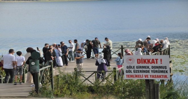 Bolu’nun doğa harikasında tatilci yoğunluğu.....