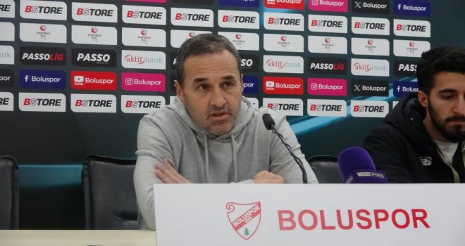 Boluspor Teknik Direktörü Yalçın Koşukavak; ‘Bu takımı bu sene en iyi yerde bitirmesi için ne gerekiyorsa onun için varım’