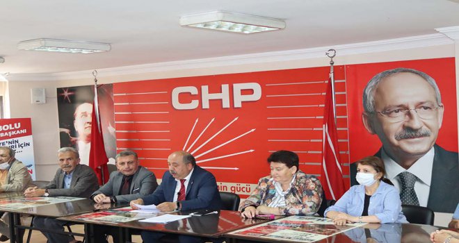CHP Bolu il başkan vekili Mehmet Akça ; ‘Saray rejimi halkın gerçeklerine ve ihtiyaçlarına tamamen sırtını dönmüş durumda’