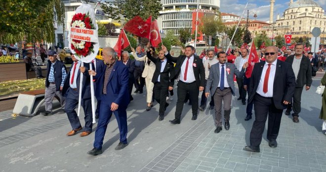 CHP’DEN GÖRKEMLİ YÜRÜYÜŞ  …