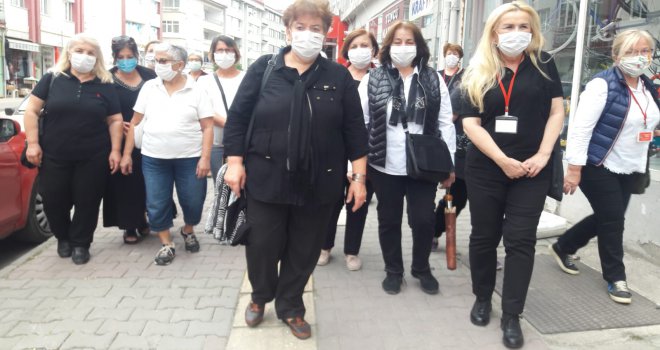 CHP'li Kadınlar yarın seçim olacakmış gibi çalışıyor...