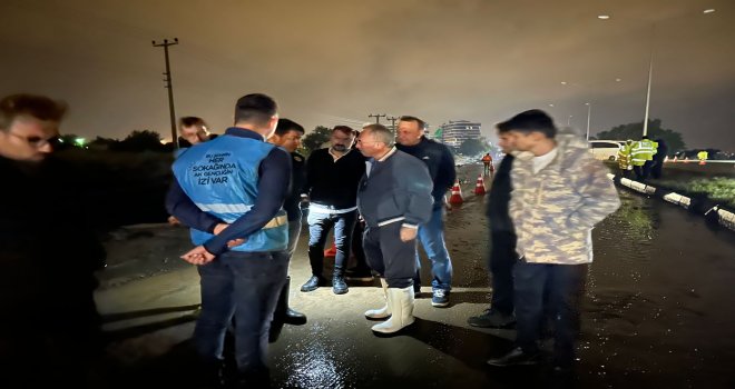 Coşkunyürek, gece boyu bakanlarla görüştü, gelişmeleri yakından takip etti