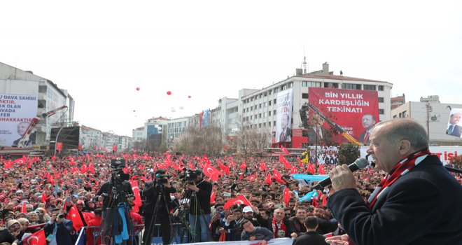 Cumhurbaşkanı Erdoğan, 'Bolu'ya olan sevgimizi kuru sözle değil, eserlerimiz ile gösterdik'