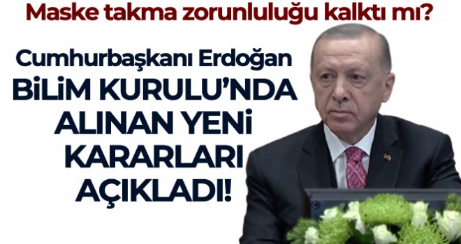Cumhurbaşkanı Erdoğan Kabine sonrası açıklamalarda bulundu