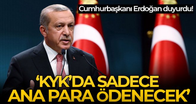 Cumhurbaşkanı Erdoğan'dan önemli açıklamalar......