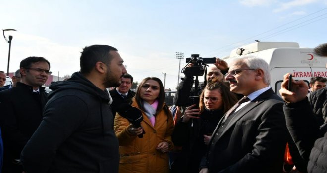 Depremzededen duygulandıran sözler