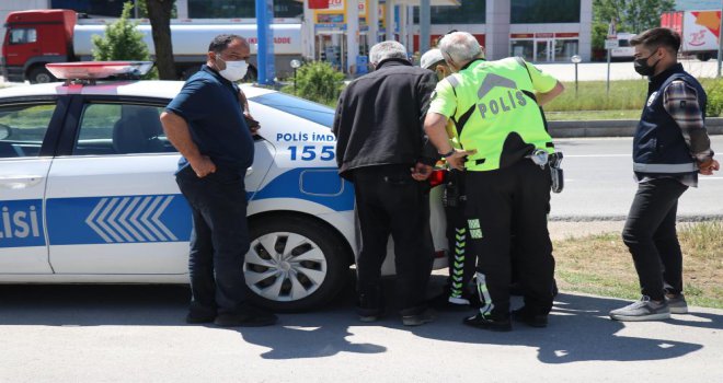 Ehliyetine el konulan sürücüye 8 bin 796 lira ceza kesildi