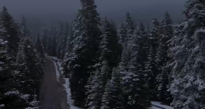 Gece aralıklarla etkili oldu, gündüz böyle görüntülendi..