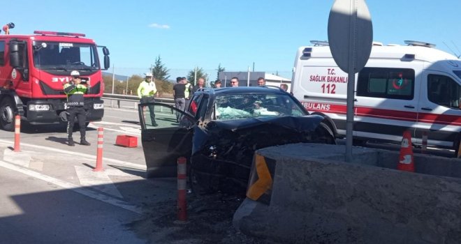 Gişelerde feci kaza: 1 ölü, 1 yaralı