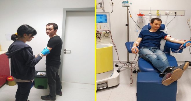 Gönüllü bağış yaptı, kök hücre bekleyen tanımadığı bir hastaya umut oldu