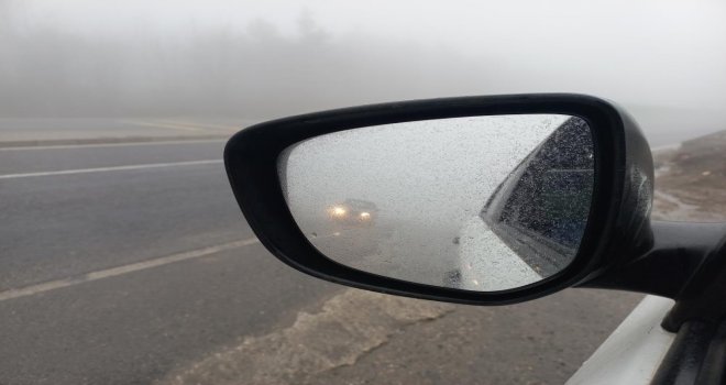 Görüş mesafesi yer yer 20 metreye kadar düştü.....