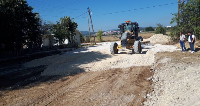 İmar yolu açma çalışmaları devam ediyor