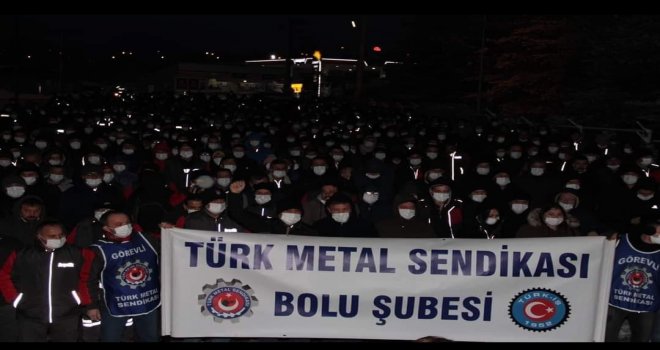 İşçiler MESS’i protesto etti