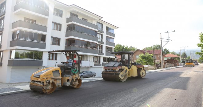 İsmail Özer Caddesi’nde çalışmalar tamamlanmak üzere