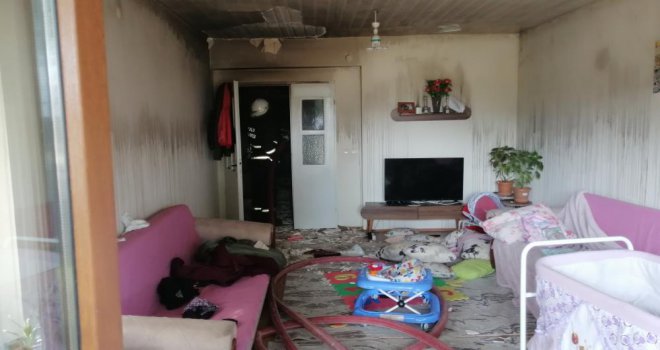 İtfaiye ekipleri yangın çıkan evde kedi aradı