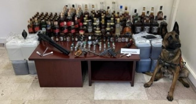 Jandarma sahte alkole geçit vermiyor....