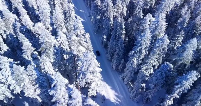 Kamp severlerin uğrak noktası Aladağlar'da kış güzelliği….
