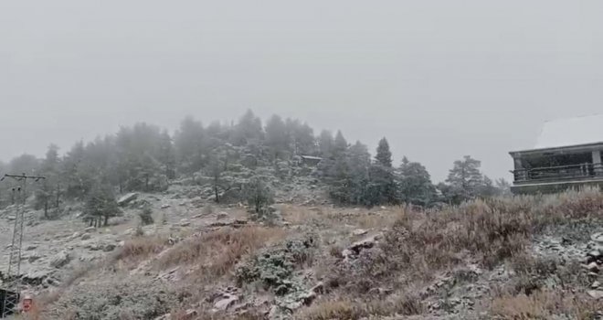 Kartalkaya'da kar yağışı etkili oldu……