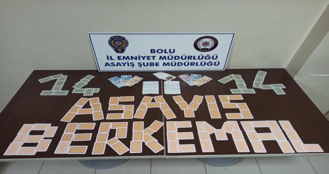 Kumar oynarken yakalanan 12 kişiye 21 bin 828 lira ceza