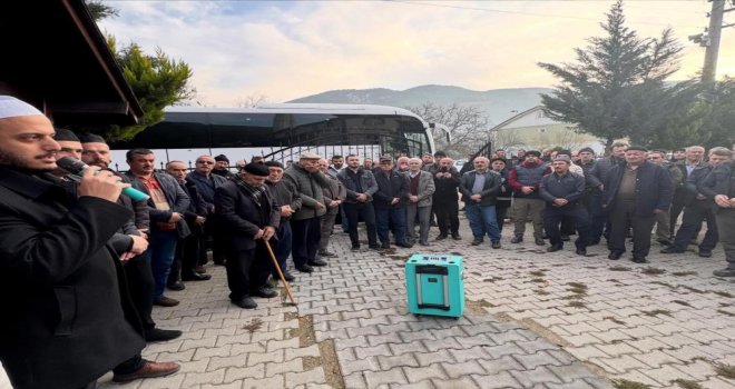 Kutsal topraklara dualarla uğurlandılar...................