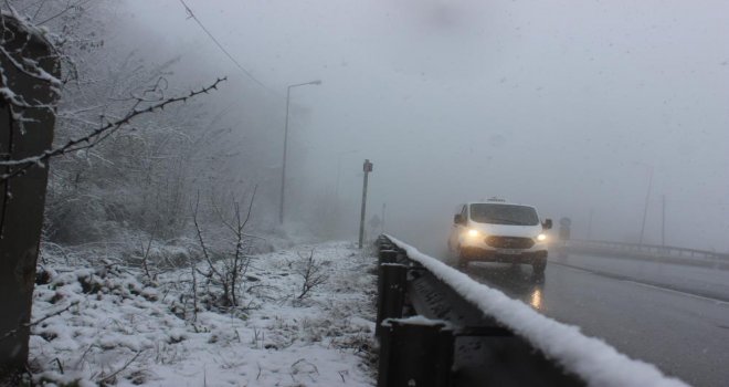 Mart sonu yağan kar şaşırttı