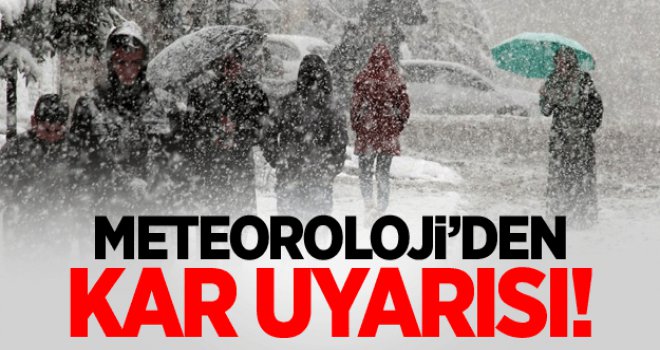 Meteorolojiden Bolu için yoğun kar yağışı uyarısı
