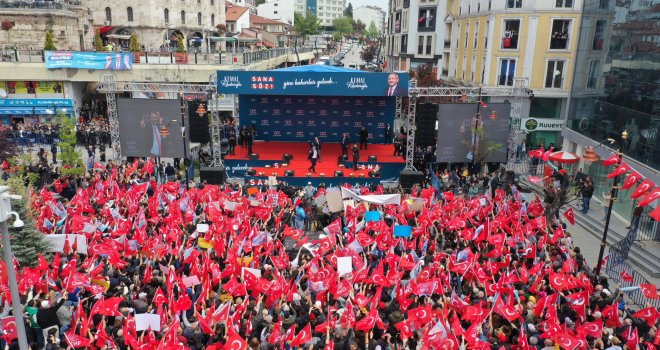 Millet İttifakı 14 Mayıs seçimleri öncesinde gövde gösterisi yaptı