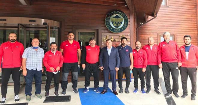 Musa Aydın'dan milli takıma ziyaret
