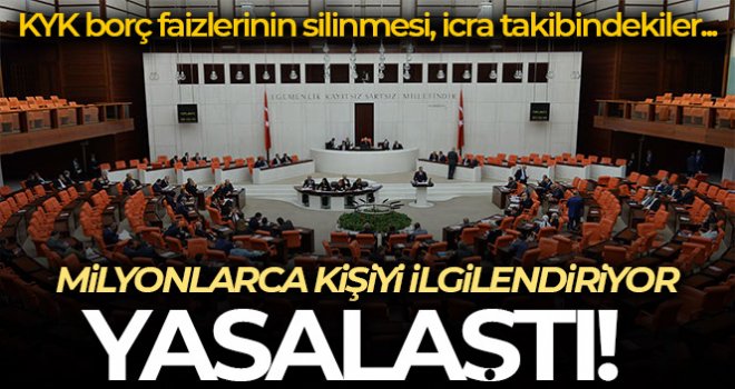 Öğrenim kredilerine ilişkin düzenlemeler içeren teklif TBMM’de kabul edildi