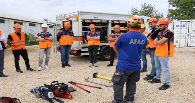 Orman kurtarma timi muhtemel afetlerde sahada olacak.....