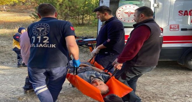 Ormanda rahatsızlanan vatandaşı ormancılar kurtardı