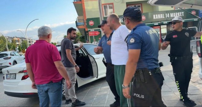 Ortalığı birbirine katıp, polise saldırmaya kalkışan sürücüye 350 bin lira ceza