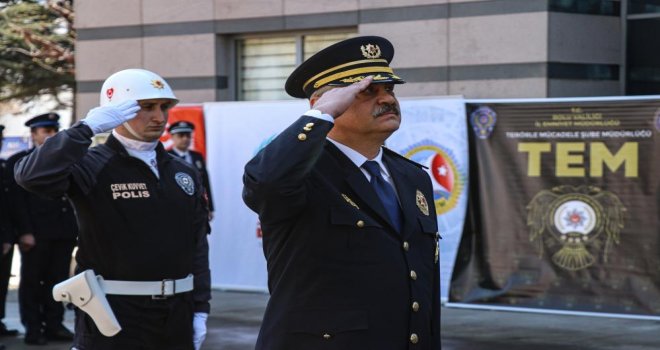 Polis Teşkilatı'nın 180. yılı Bolu'da törenle kutlandı