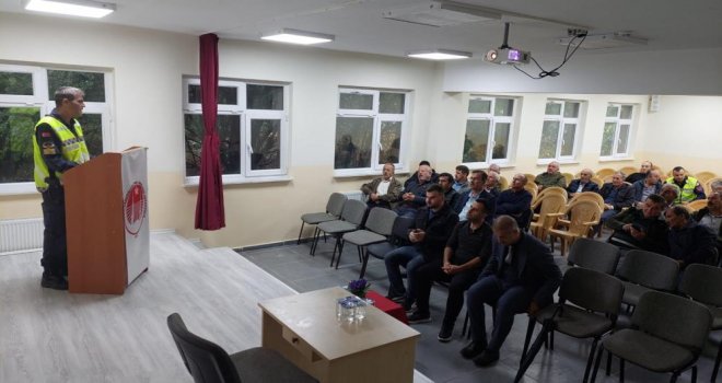 Polis ve jandarmadan 66 servis şoförüne eğitim..