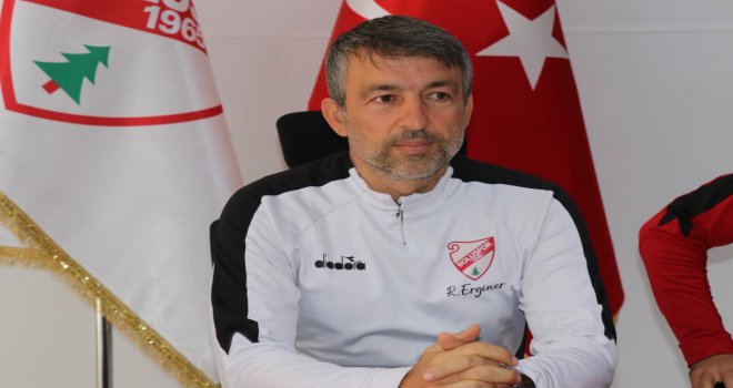 Reha Erginer: 'İlk yarıyı iyi bir yerde bitirmek istiyoruz'