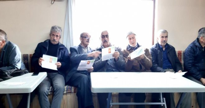 Rüzgar türbini için bilgilendirme toplantısı yapıldı