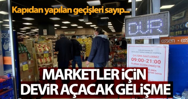 Salgın sürecinde marketler için yeni bir devir açacak cihaz ürettiler