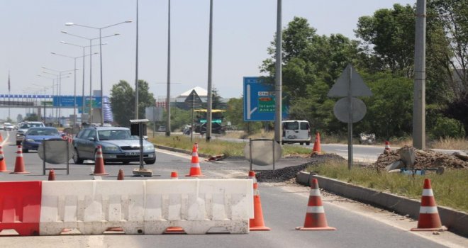 Selin hasar verdiği D-100 karayolunda onarım çalışması başlatıldı