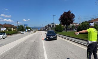 1 saatte 163 araca 134 bin lira ceza