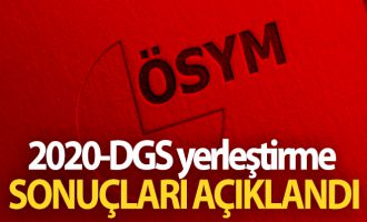 2020-DGS yerleştirme sonuçları açıklandı