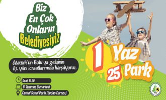 25 park aynı anda hizmete açılıyor