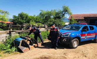 30 bin lira değerindeki çalıntı tambur Mengen’de bulundu 