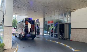 Acemi kasaplar acil servisin yolunu tuttu......