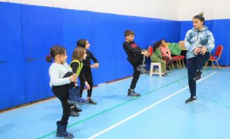 Afetzede çocuklar hayata sporla tutunuyor....