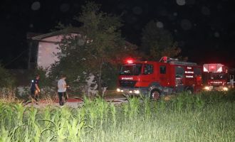 Ahşap evde çıkan yangın büyümeden söndürüldü.....