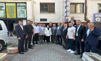 AK PARTİ BOLU İL BAŞKANI SUAT GÜNER’DEN BESOB BAŞKANI YAMAN’A ZİYARET