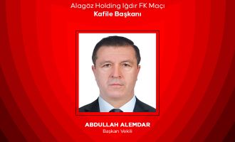 Alagöz Holding Iğdır FK karşılaşmasının kafile başkanlığını iş adamı Abdullah Alemdar yapacak