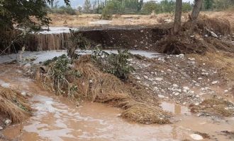 Aşırı yağışlar su taşkınlarına neden oldu
