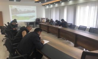 Ateş savaşçısı olmak için gönüllü olanlara eğitim verildi......