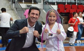 'Babamla karate yapıyorum' etkinliğinde unutulmaz bir gün yaşadılar